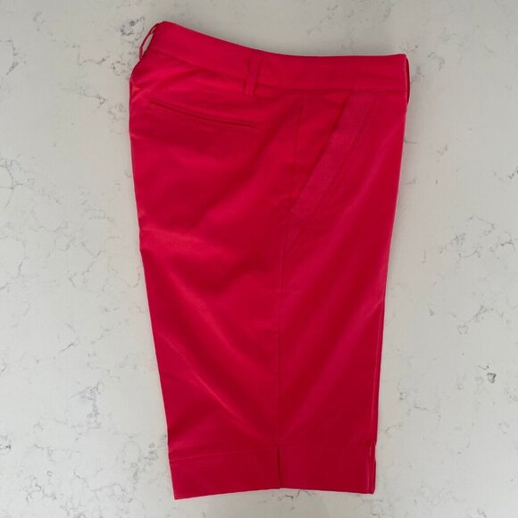 Puma Classic Pounce 11" Stylish Poly Blend Bermuda Golf Shorts Pink Sz 12 UK - Picture 2 of 15
